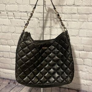 Kate Spade Black Quilted Shoulder Bag